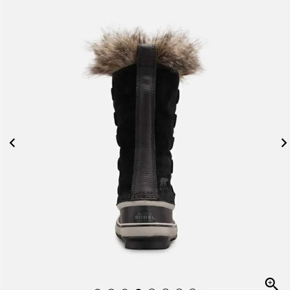 Sorel Women’s Joan of Arctic Boot Black Quarry size 6 NWOT